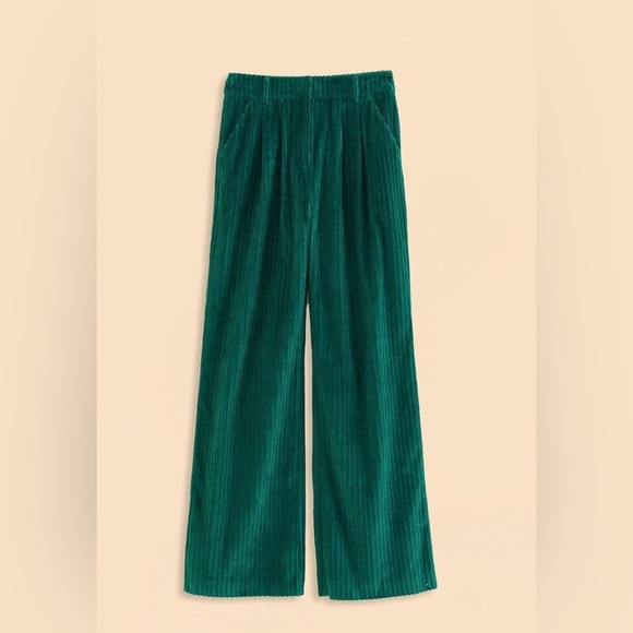 Farm Rio: Emerald Corduroy Pants - Picture 2 of 10